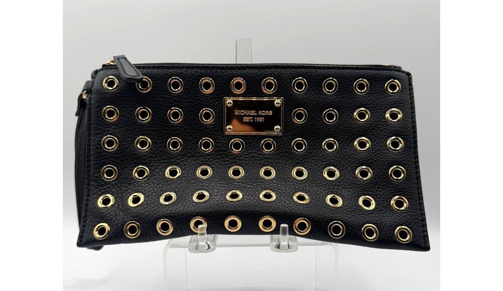 Michael Kors Jet Set Grommet Zip Clutch Wristlet